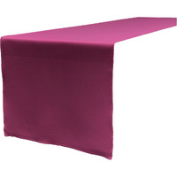 TCpop14x108-MagentaP81 Polyester Poplin Table Runner  Magenta - 14 x 108 in.
