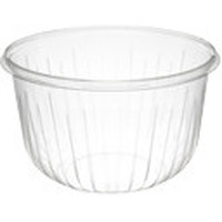 64 oz Round Plas Bowl  Clear