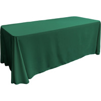 TCpop90x132-TealP43 Polyester Poplin Rectangular Tablecloth  Teal - 90 x 132 in.