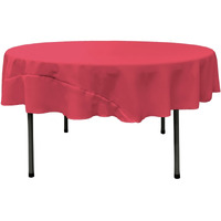 TCpop72R-FuchsiaP49 Polyester Poplin Tablecloth  Fuchsia - 72 in. Round