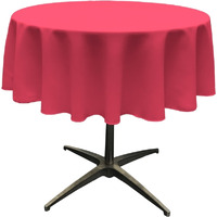 TCpop58R-FuchsiaP49 Polyester Poplin Tablecloth  Fuchsia - 58 in. Round