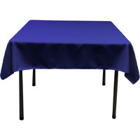 TCpop52x52-RoyalP50 Polyester Poplin Square Tablecloth  Royal - 52 x 52 in.