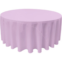 TCpop108R-LilacP45 Polyester Poplin Tablecloth  Lilac - 108 in. Round