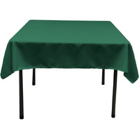 TCpop52x52-TealP43 Polyester Poplin Square Tablecloth  Teal - 52 x 52 in.