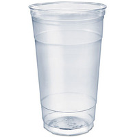 32 oz Ultra Clear Pete Cold Cups  300 per Case - Clear