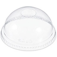 Dome-top Cold Cup Lids, Clear - 16 oz