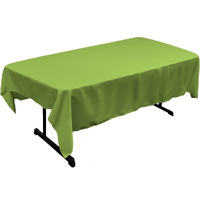 TCpop60x90-LimeP84 Polyester Poplin Rectangular Tablecloth  Lime - 60 x 90 in.