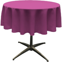 TCpop58R-MagentaP81 Polyester Poplin Tablecloth  Magenta - 58 in. Round