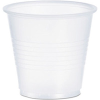 3.5 oz Polystyrene Plastic Cold Cups - Translucent