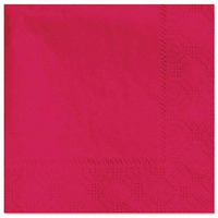 Red Beverage Napkin - 9.5 x 9.5 in.