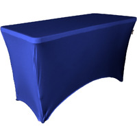 TCSpandex48x30x30-RoyalBlueX50 Rectangular Spandex Tablecloth  Royal Blue - 48 x 30 x 30 in.