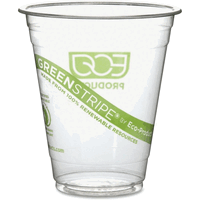 Eco-Products  Inc.  GreenStripe Cold Drink Cups  12oz  Clear  1000/Carton