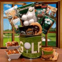 Gift Basket Drop Shipping  Fore  Golfers Gift Pail