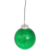 5 in. LED Hanging Decor, Green