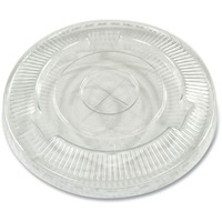 9-12 oz Pet Cold Cup Straw Lid, Clear - 1000 Count