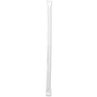 BWK 7.75 in. Wrapped Jumbo Straws, Clear