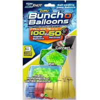Bunch O Balloons Rapid Filling Water Balloons Plastic Rubber, Assorted Color - 100 Piece