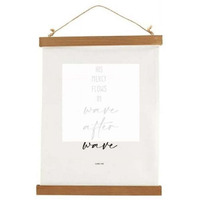 12 x 16 in. His Mercy Flows In Wave After Wave Luke 1-50 Canvas Banner