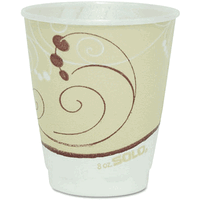 Hot Cups- Symphony Design- 8 oz.- Beige
