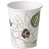 BWK Deerfield Printed Paper Hot Cups- Multi Color - 10 oz