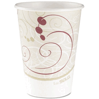 Deerfield Printed Paper Hot Cups - Multi Color - 12 oz