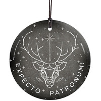 Harry Potter Stag Patronus StarFire Prints Hanging Glass