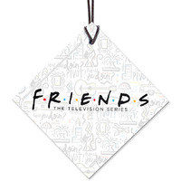 Friends Logo Starfire Hanging Glass