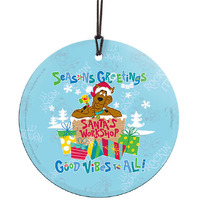 Scooby Doo Seasons Greeting Starfire Hanging Glass