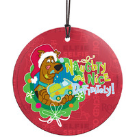 Scooby Doo Naughty & Nice Starfire Hanging Glass