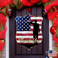 24 x 18 in. Shield of Appreciation Door Hanger Wall Decor