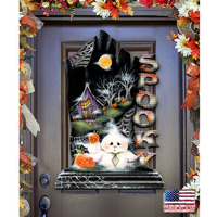 24 x 18 in. Not Too Spooky Halloween Door Decor
