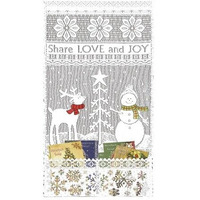 OC-035 Moose - Wreath Macrame ornament - White