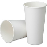 NSN6457875 21 oz Disposable Bio Cold Paper Cups - White