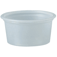 Polystyrene Portion Cups - Translucent - 0.75 oz.