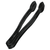 9 in. Serving Tongs Black Caterline - 48-Case