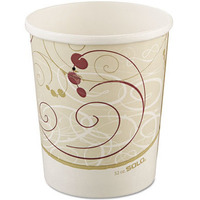 Solo Cups  32 oz Flexstyle Double Poly Paper Containers, Symphony Design - 500 per Case