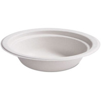 12 oz Paper Pro Round Bowls, Beige - 125 per Bag - 8 Bags per Case