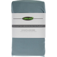 Classic Bamboo Pillowcase Set - Tahitian Breeze-King by Cariloha for Unisex - 2 Pc Pillowcase