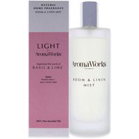 Light Room and Linen Mist - Basil and Lime by Aromaworks for Unisex - 3.4 oz Room Spray