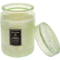 White Cypress - Large by Voluspa for Unisex - 18 oz Candle