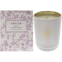 Relax Perfumed Luminary Candle by Lollia for Unisex - 11 oz Candle