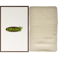 Resort Bamboo Pillowcase Set - Coconut Milk-King by Cariloha for Unisex - 2 Pc Pillowcase