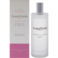 Nurture Room and Linen Mist by Aromaworks for Unisex - 3.38 oz Room Spray