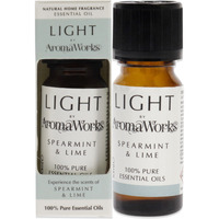 Light Essential Oil - Spearmint and Lime by Aromaworks for Unisex - 0.35 oz Oil