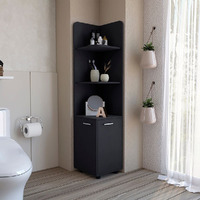 Freestanding Cabinet Kairatu , Bathroom, Black