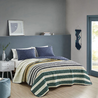Madras 3 piece bedspread