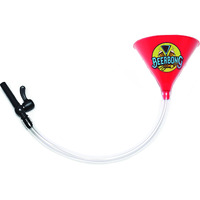 Beer Bong with Valve - 2 Ft. Tube Beer Funnel