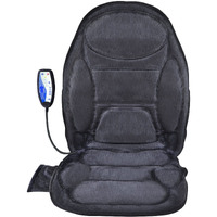 VEVOR Massage Seat Cushion with Heat, 10 Vibration Motor Seat Massage Pad, Vibrating Massage Chair Mat with 5 Modes & 4 Intensities, 3 Heating Pads for Home Office, Fatigue Relief for Back, Hip, Thigh