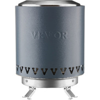 Tabletop Fire Pit 6 inch Stainless Steel Fireplace Indoor Outdoor Blue