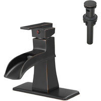 New Waterfall bathroom faucet, single handle bathroom sink faucet